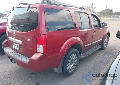 2008 Nissan Pathfinder Le V8 из США, поврежденный, VIN 5N1BR18A88C610171